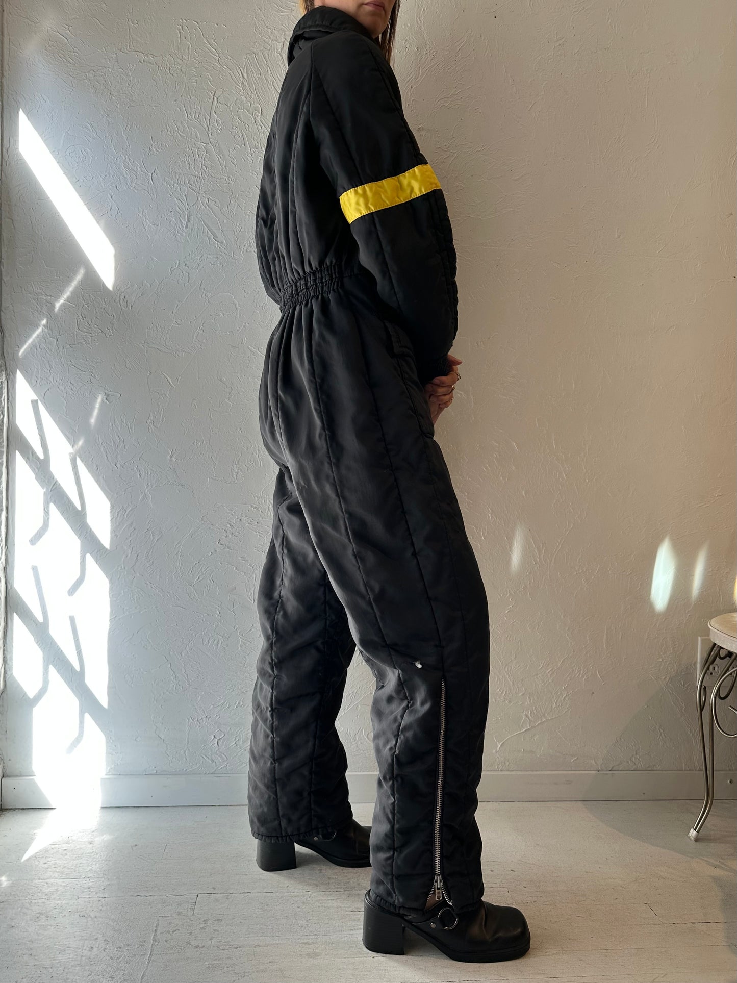 80s 'JC Penny' Quitled Snow Suit / Medium