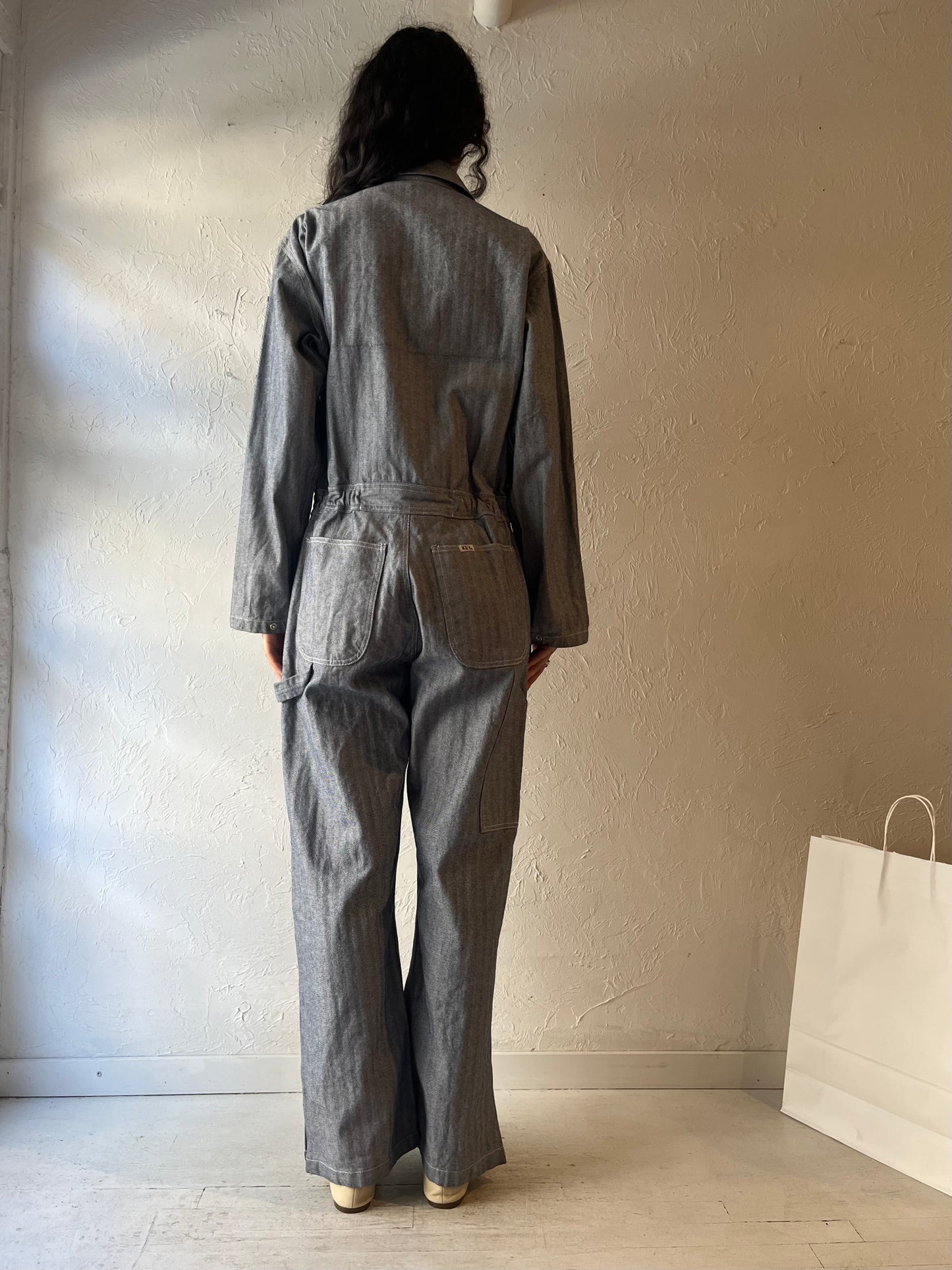 Y2K ‘Key’ Cotton Boiler Suit Coveralls / Small