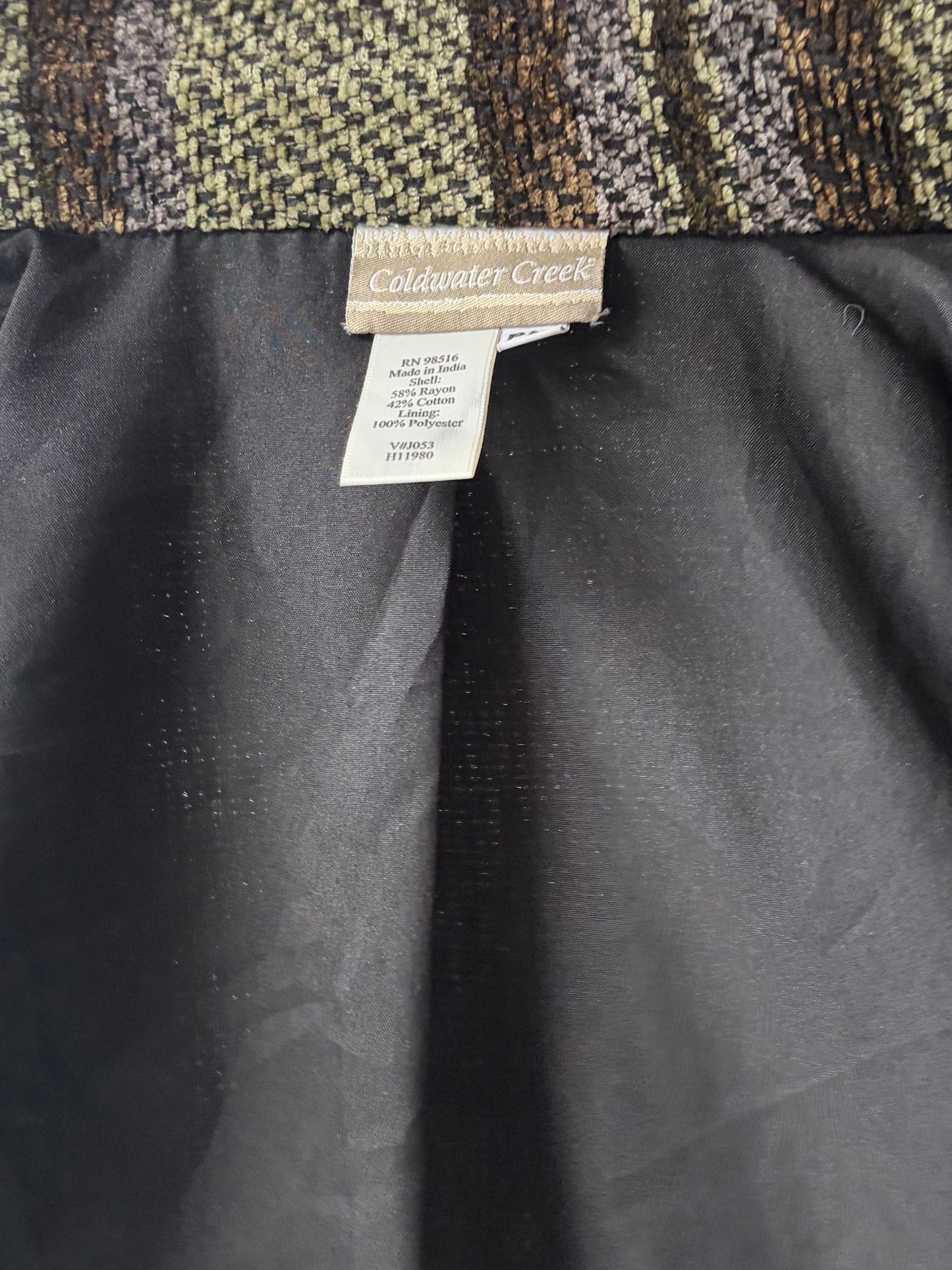 Y2k 'Coldwater Creek' Tapestry Jacket / Small