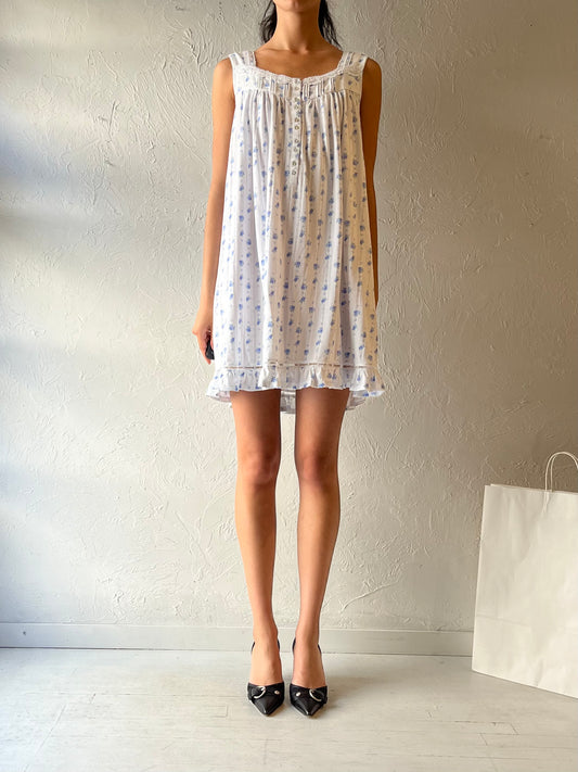 90s ‘Eileen West’ Mini Dress / Medium