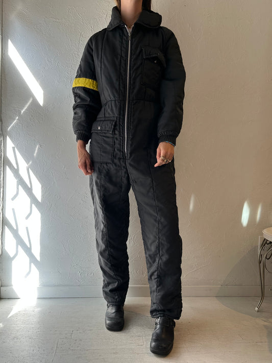 80s 'JC Penny' Quitled Snow Suit / Medium