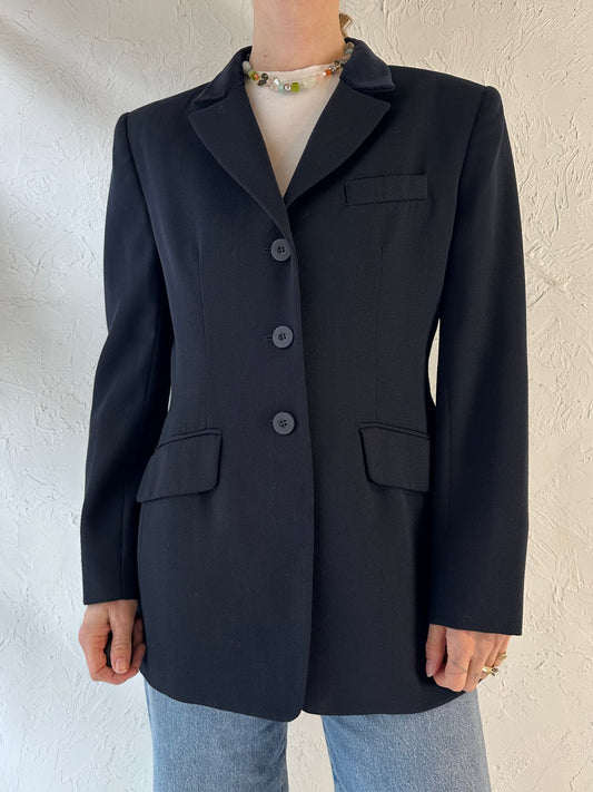 90s ‘Jones New York’ Navy Blazer Jacket / Medium