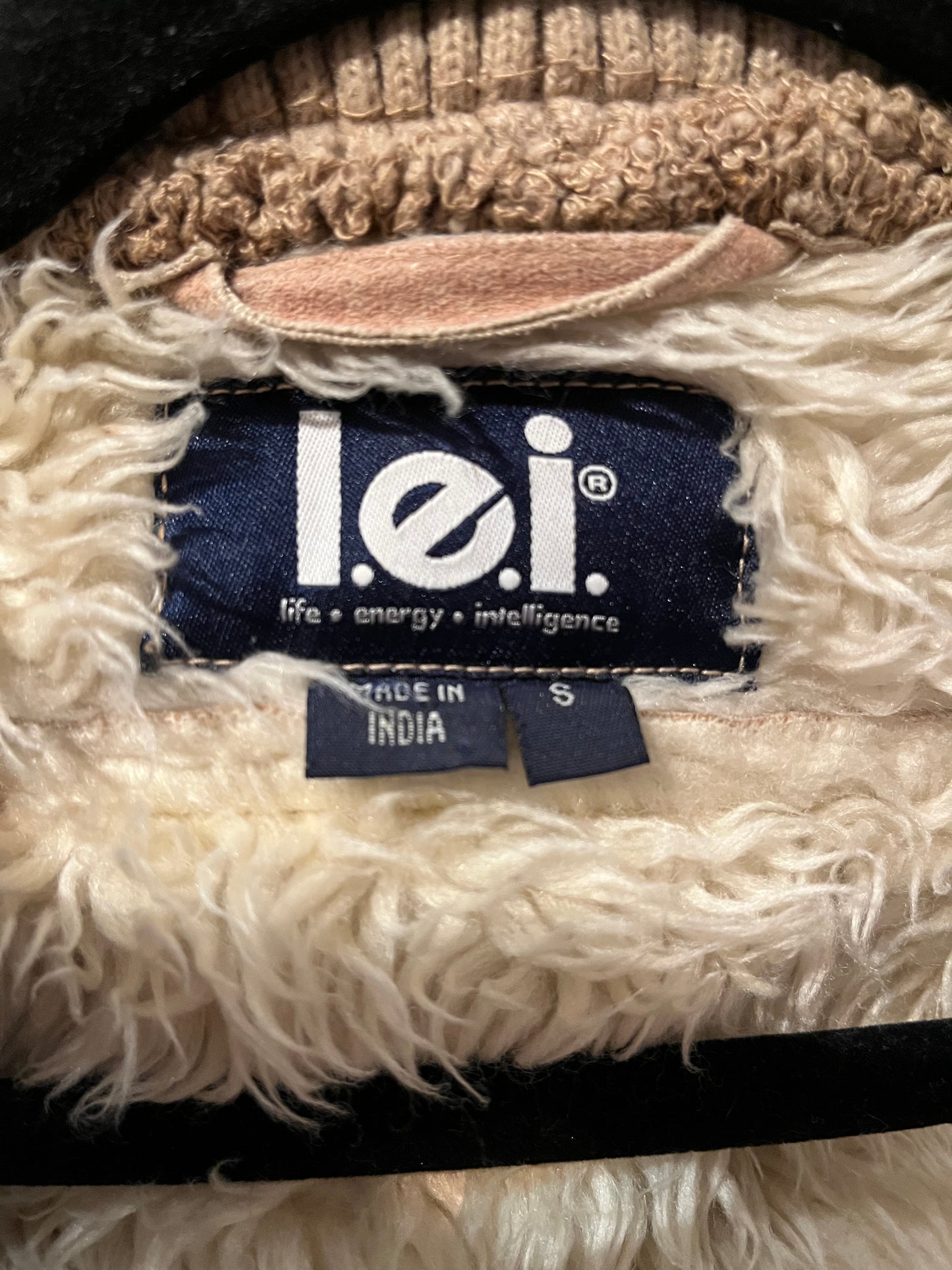 Y2k 'LEI' Faux Suede Jacket / Small