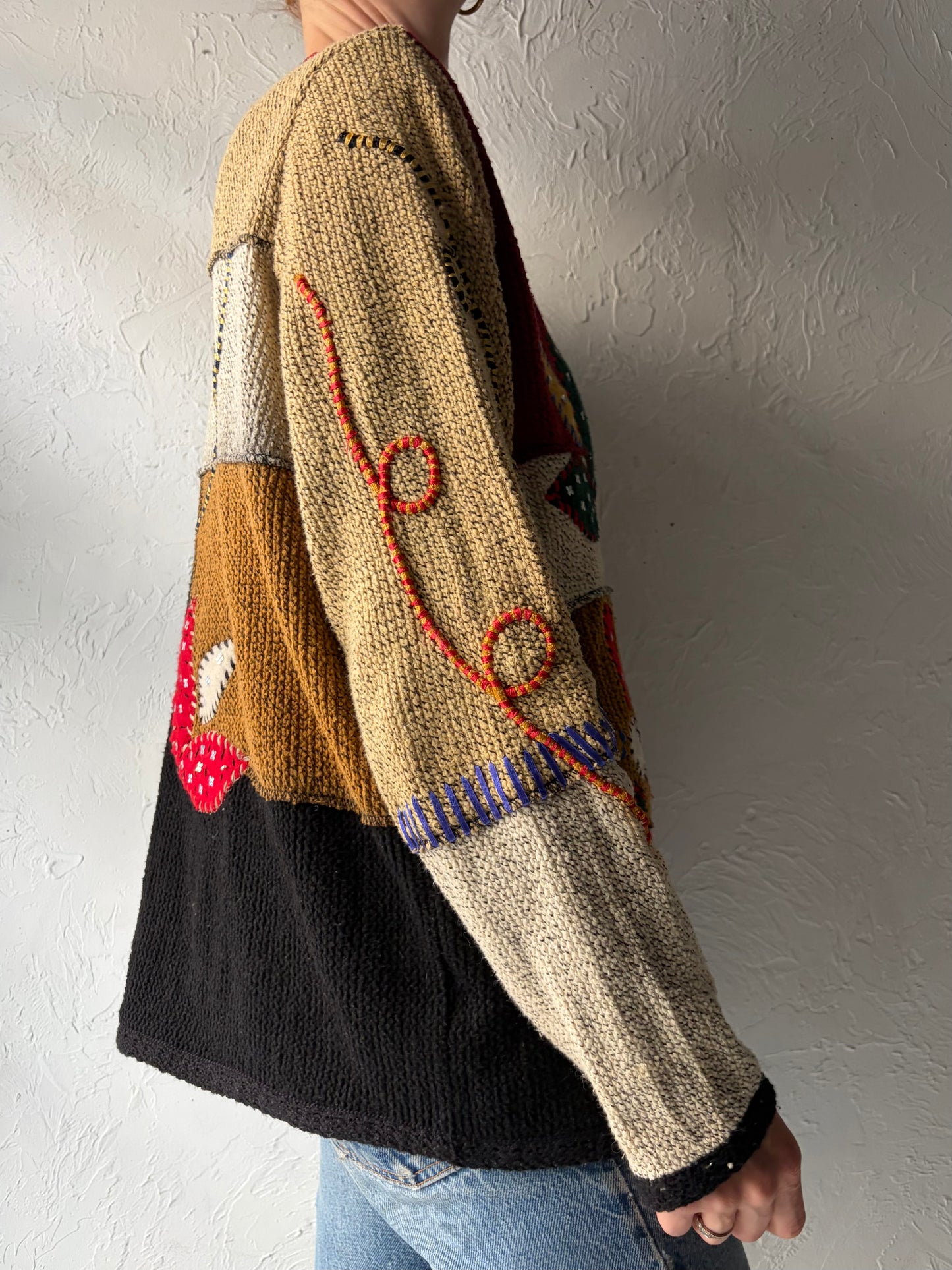 90s 'Allure' Cardigan Sweater / Medium