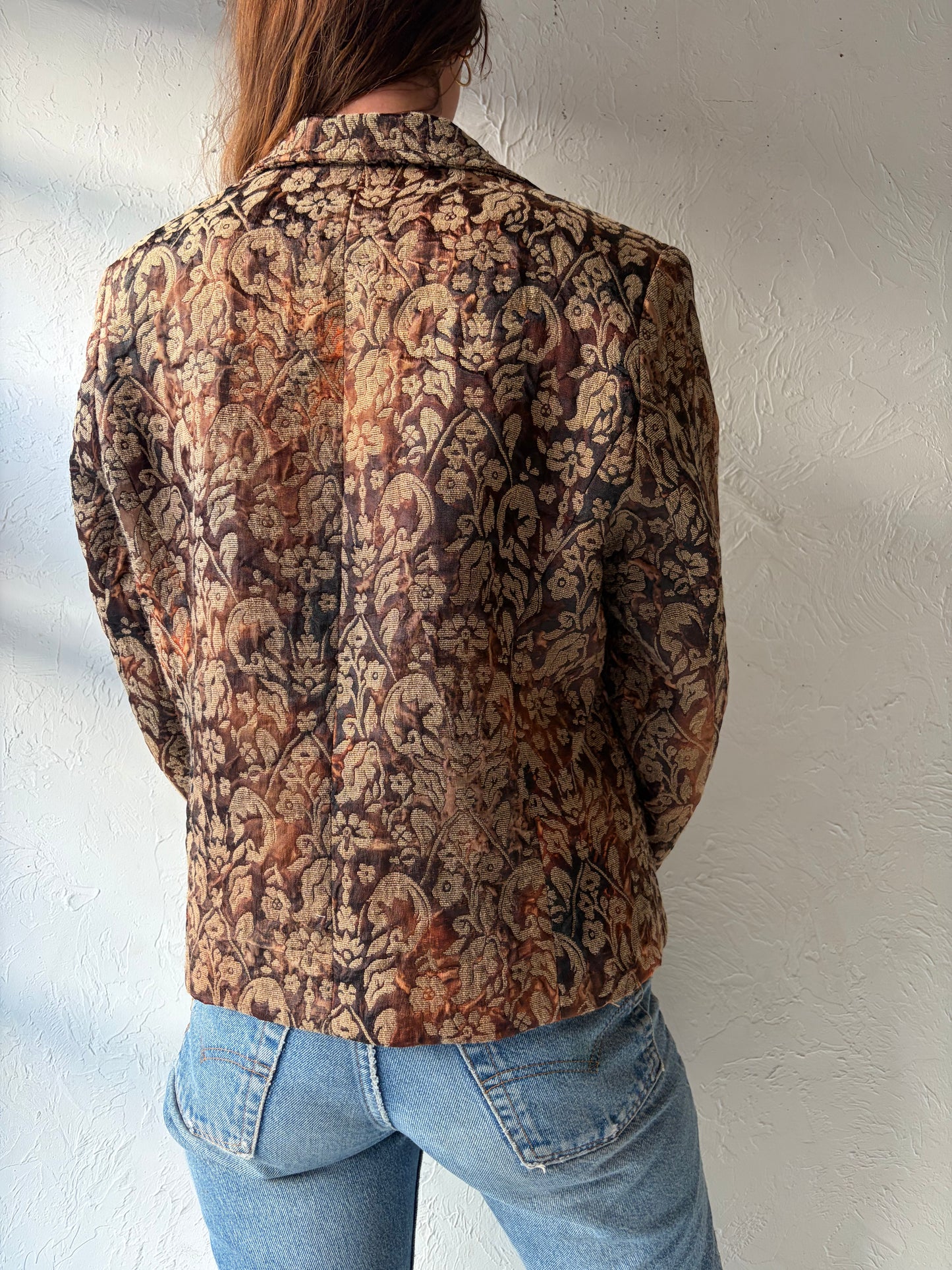 90s 'Snazzie' Tapestry Jacket / Medium