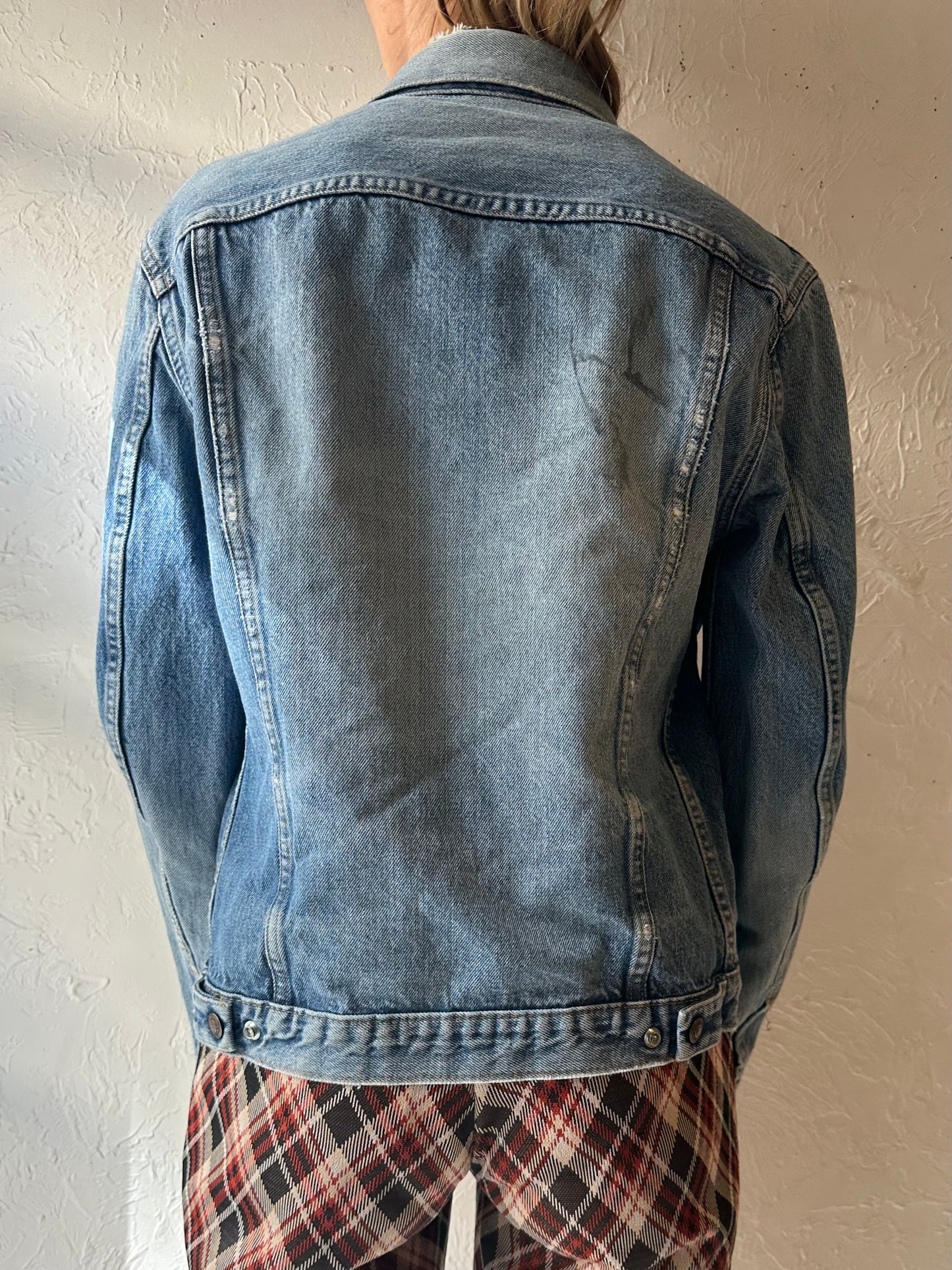 Vintage 'GWG' Faded Denim Jacket / Medium