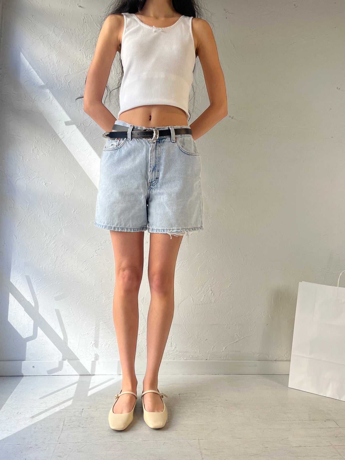 90s ‘Calvin Klein’ Denim Shorts / Medium