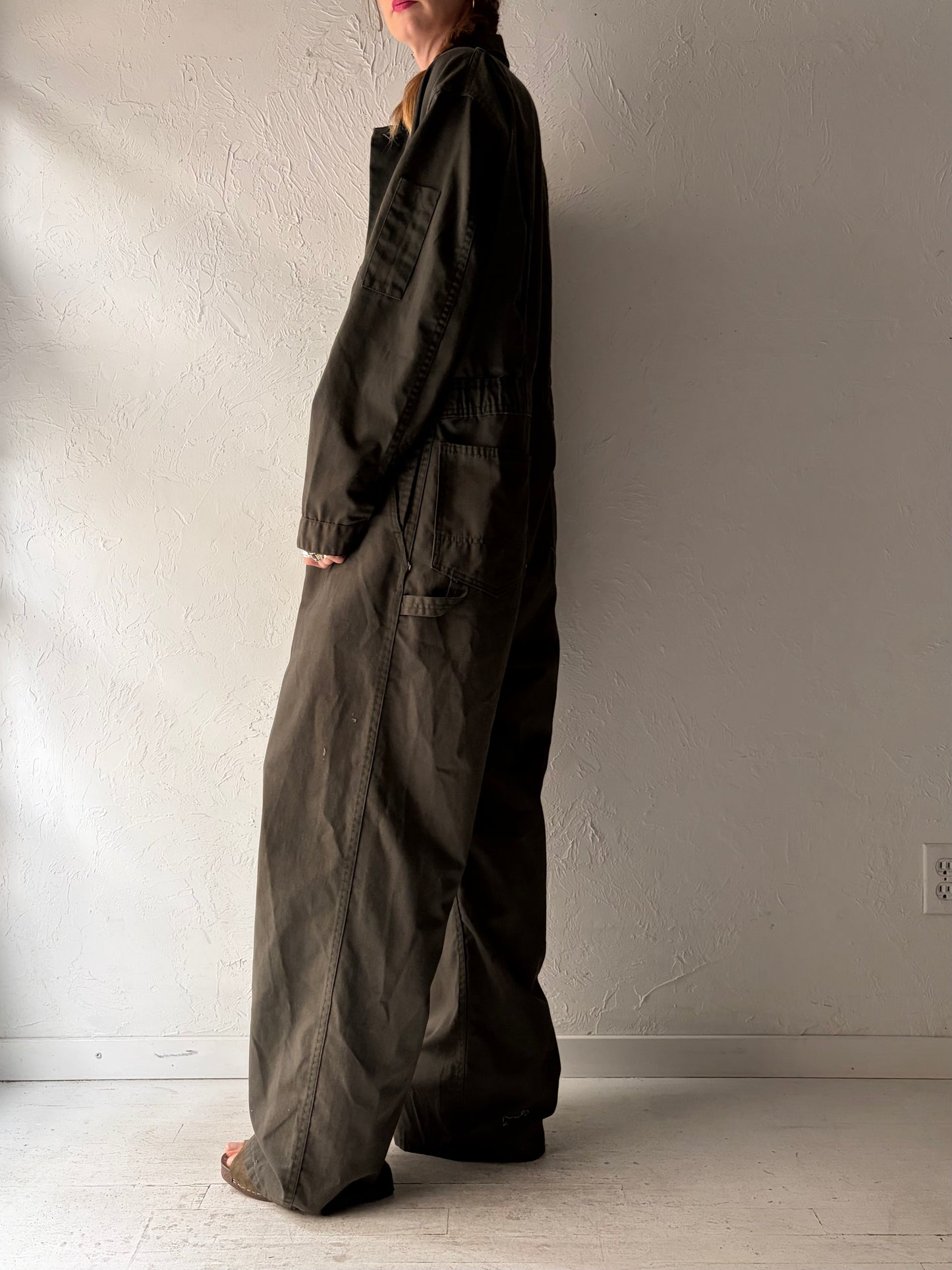 Vintage 'GWG' Green Work Wear Boiler Suit / Large