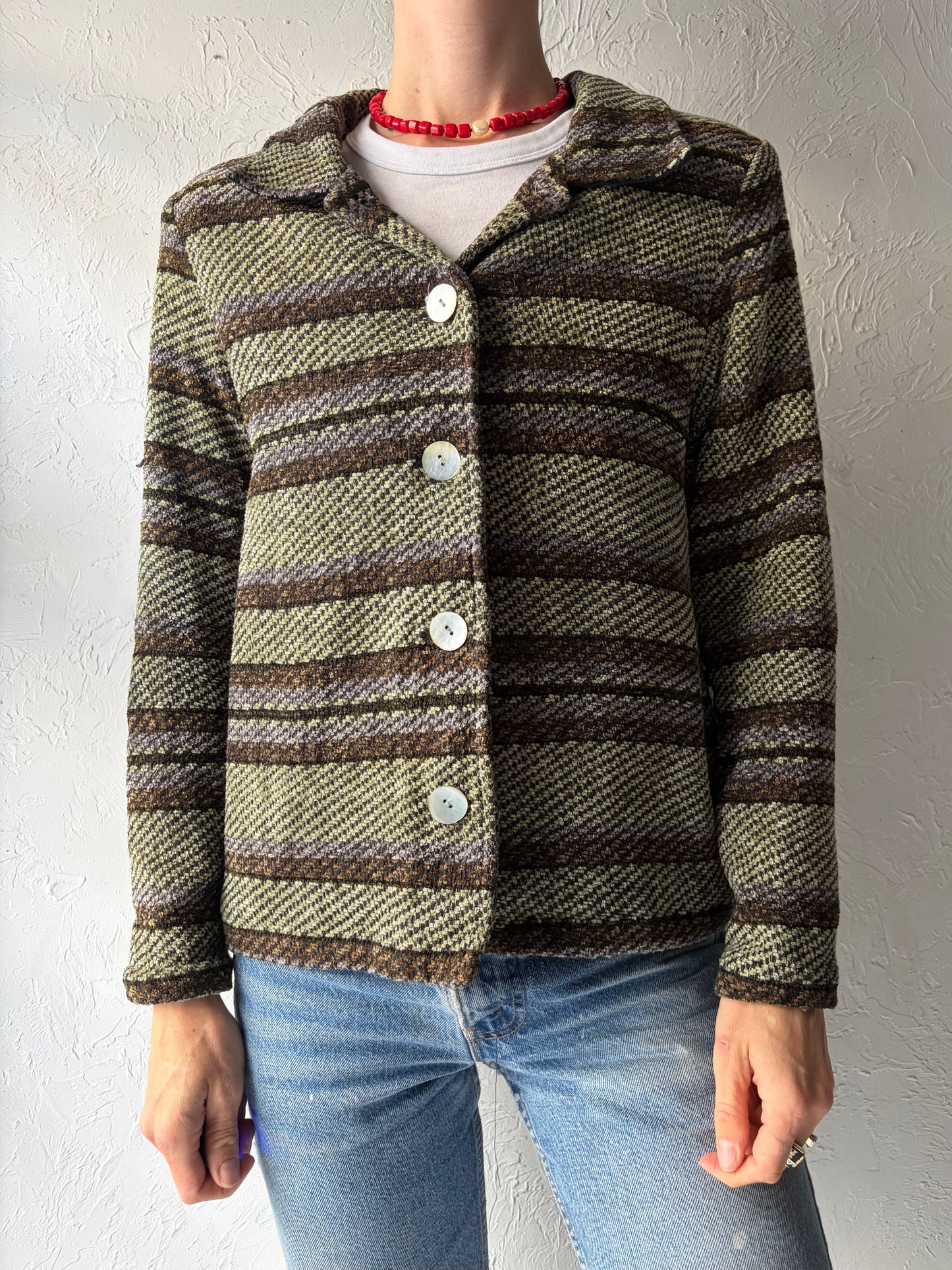 Y2k 'Coldwater Creek' Tapestry Jacket / Small