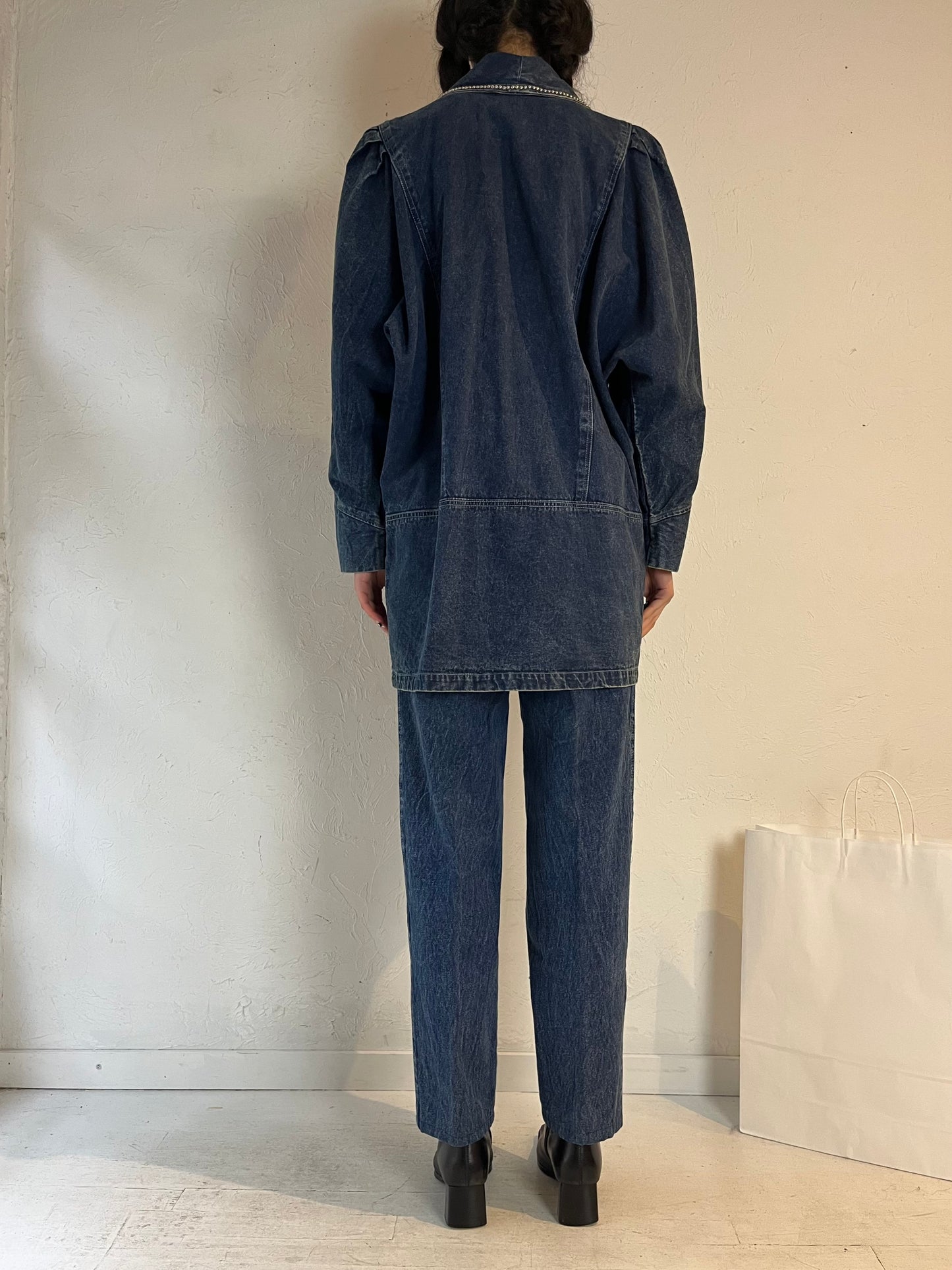 80s ‘Jazzino’ Denim Suit / Medium - Large