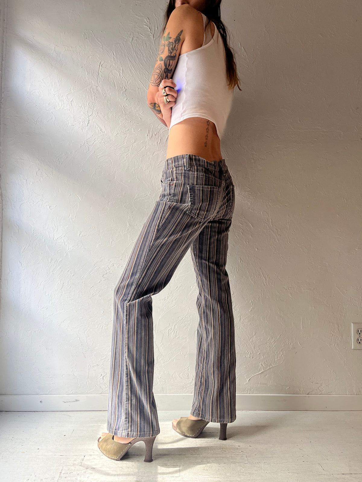 Y2k 'Bebe' Low Rise Flare Corduroy Pants / Medium
