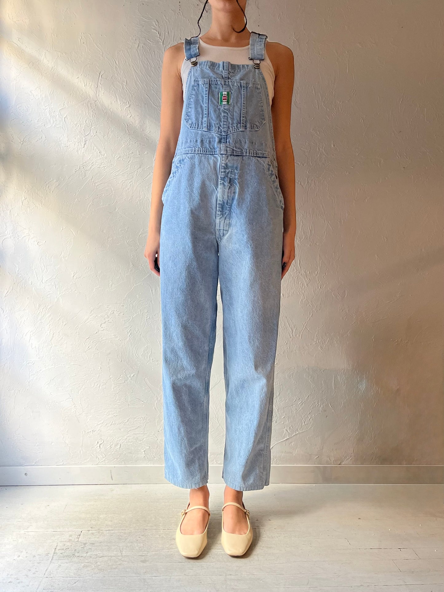 90s 'Ikeda' Denim Overalls / Small