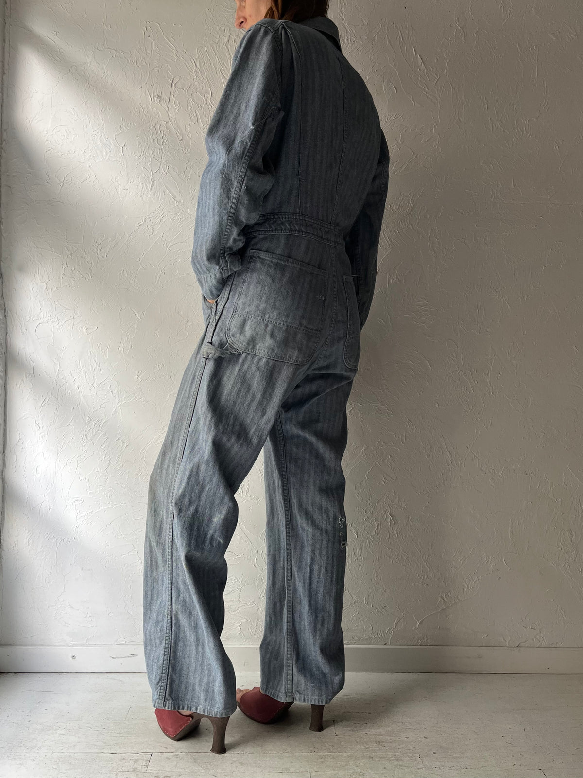 70s 'Blue Bell' Work Wear Boiler Suit / Small