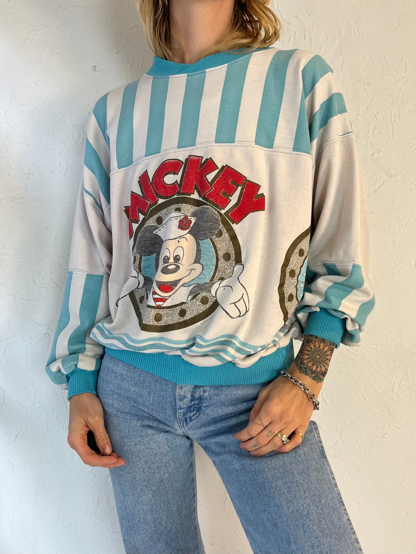90s 'Disney' Mickey Mouse Sweatshirt / Medium