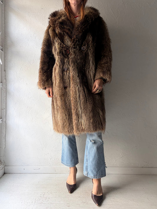Vintage Authentic Fur Coat / Medium
