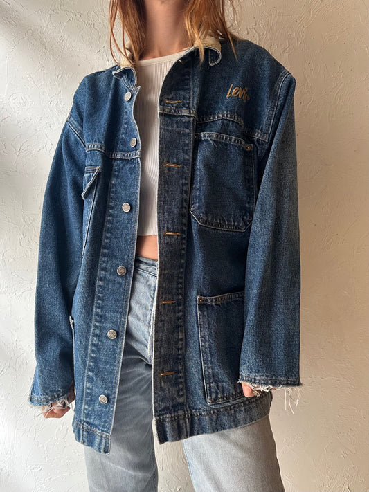 Vintage 'Levis' Denim Chore Jacket / Medium