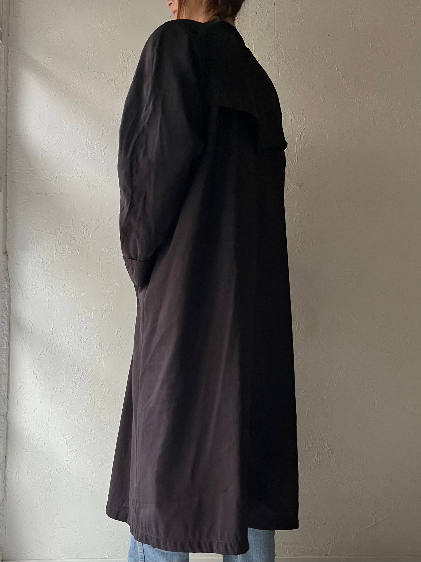 90s ‘London Fog’ Purple Lined Trench Coat / Medium (Copy)