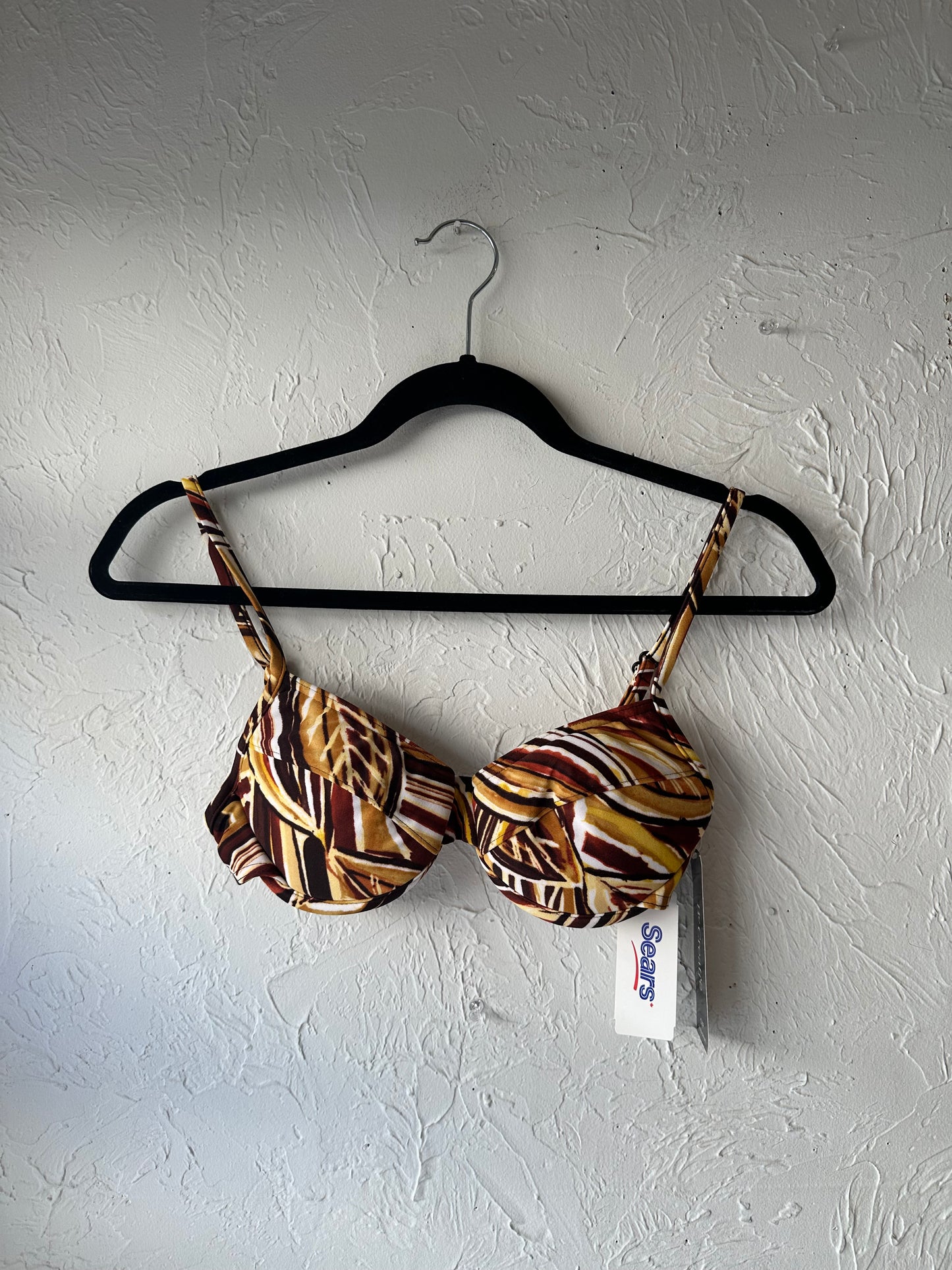 90s ‘Be Creative’ Swim Suit Top / Small