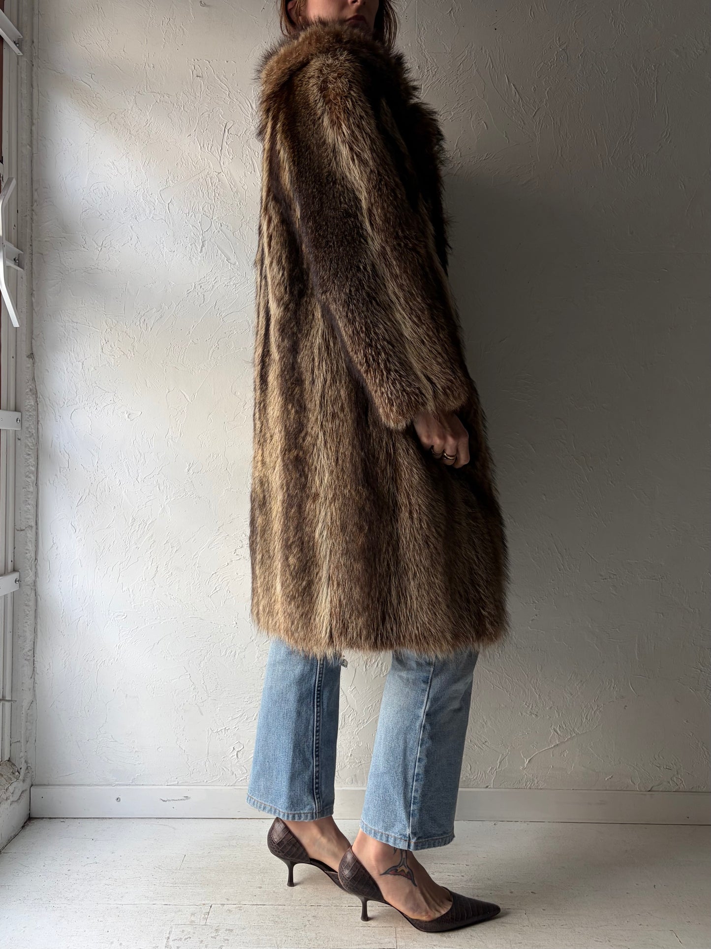 Vintage Authentic Fur Coat / Medium