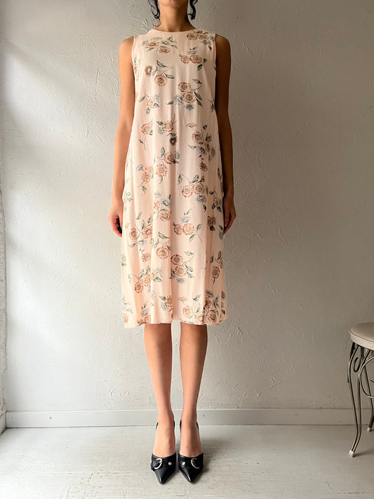 90s 'Willow Ridge'  Floral Dress / Medium