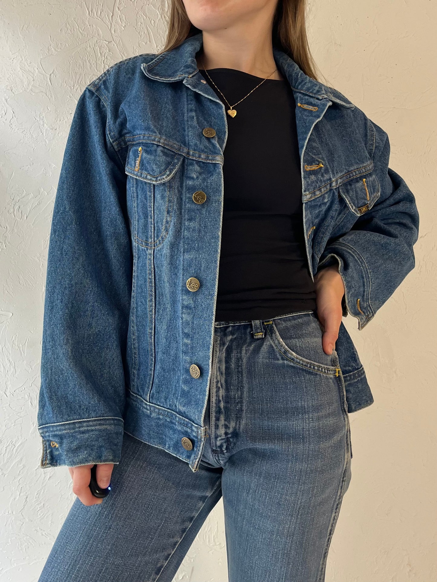 90s 'Lee' Denim Jacket / Made in Canada / Medium