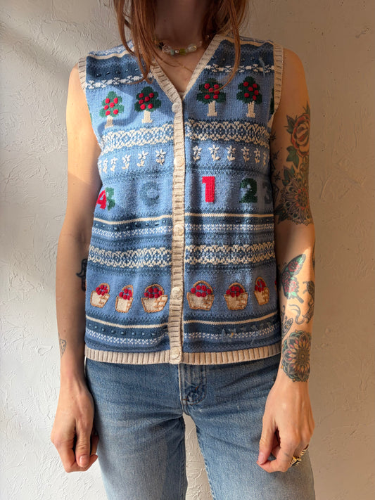 90s 'Tabi' Teacher Vest / Small