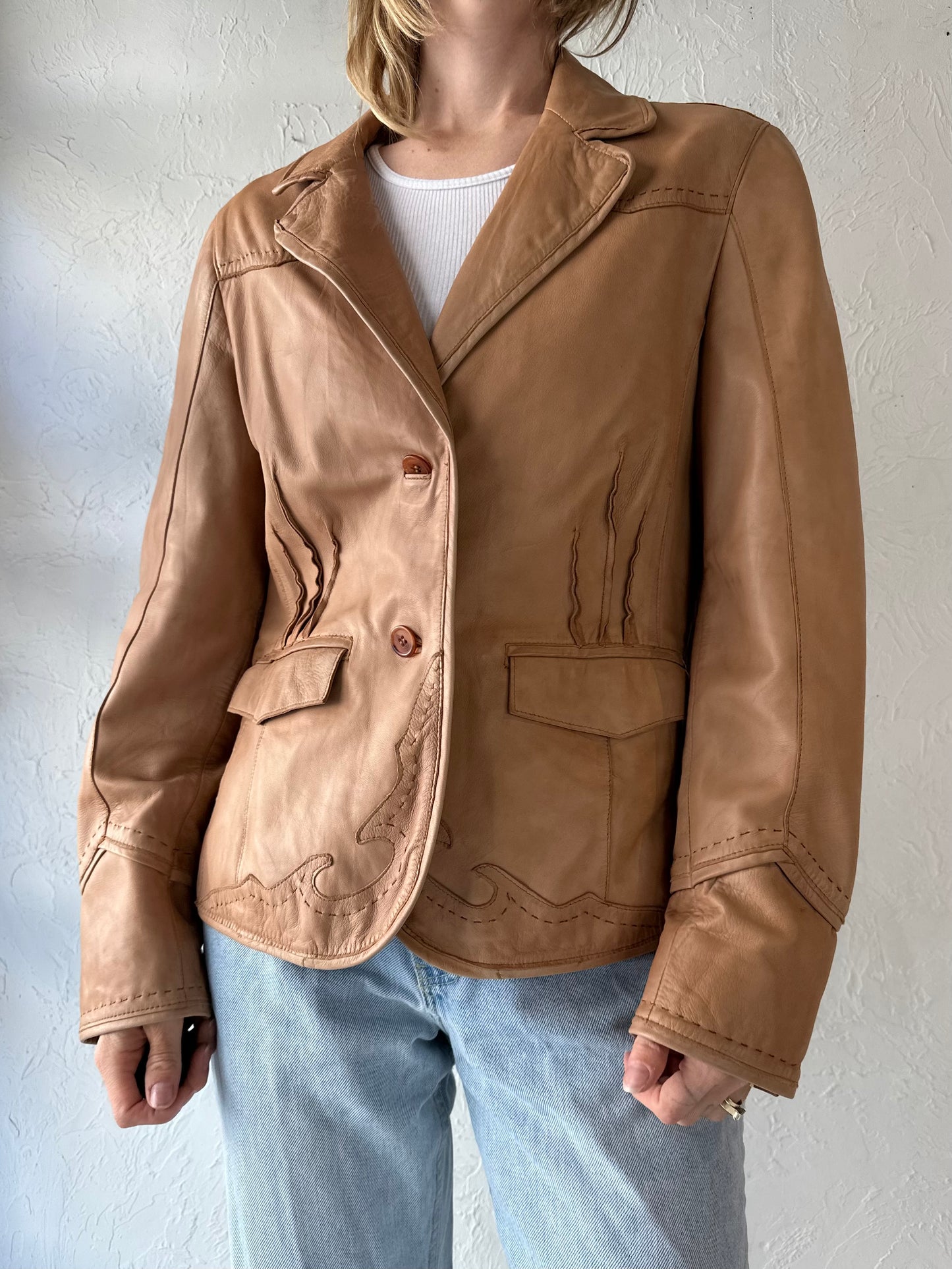 80s 'Scully' Leather Jacket / Large