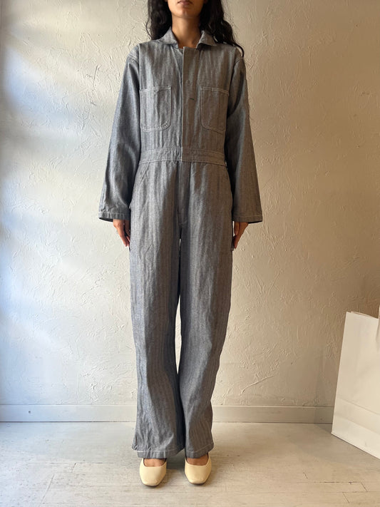 Y2K ‘Key’ Cotton Boiler Suit Coveralls / Small