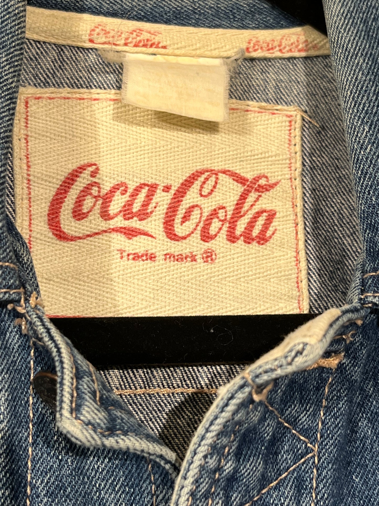 Vintage 'Coca Cola' Denim Workwear Jacket / Medium