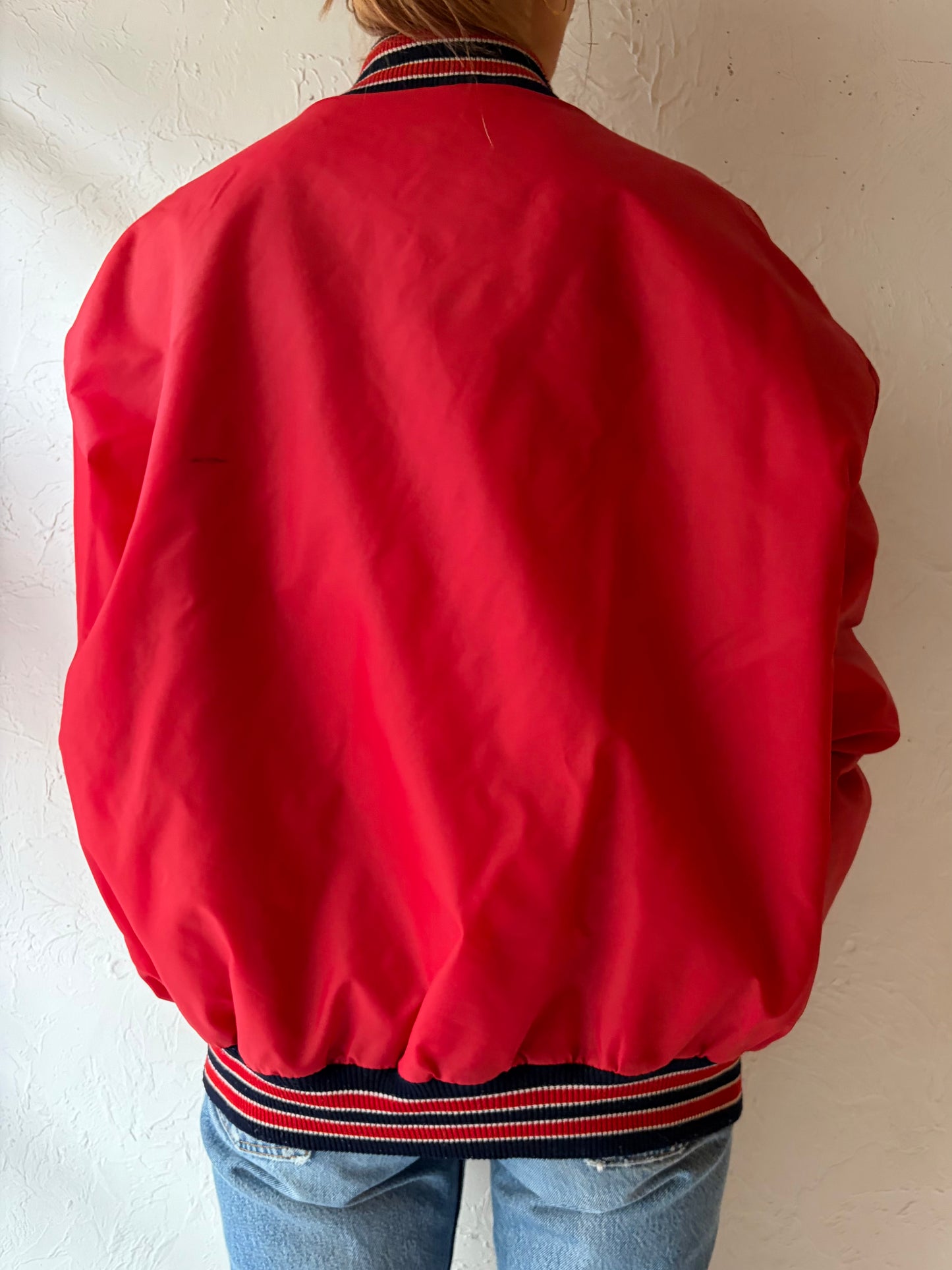 80s 'Cardinals' Bomber Jacket / XL