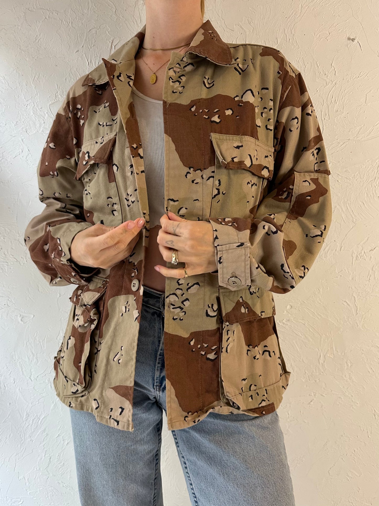 Vintage Desert Camouflage Jacket / Small