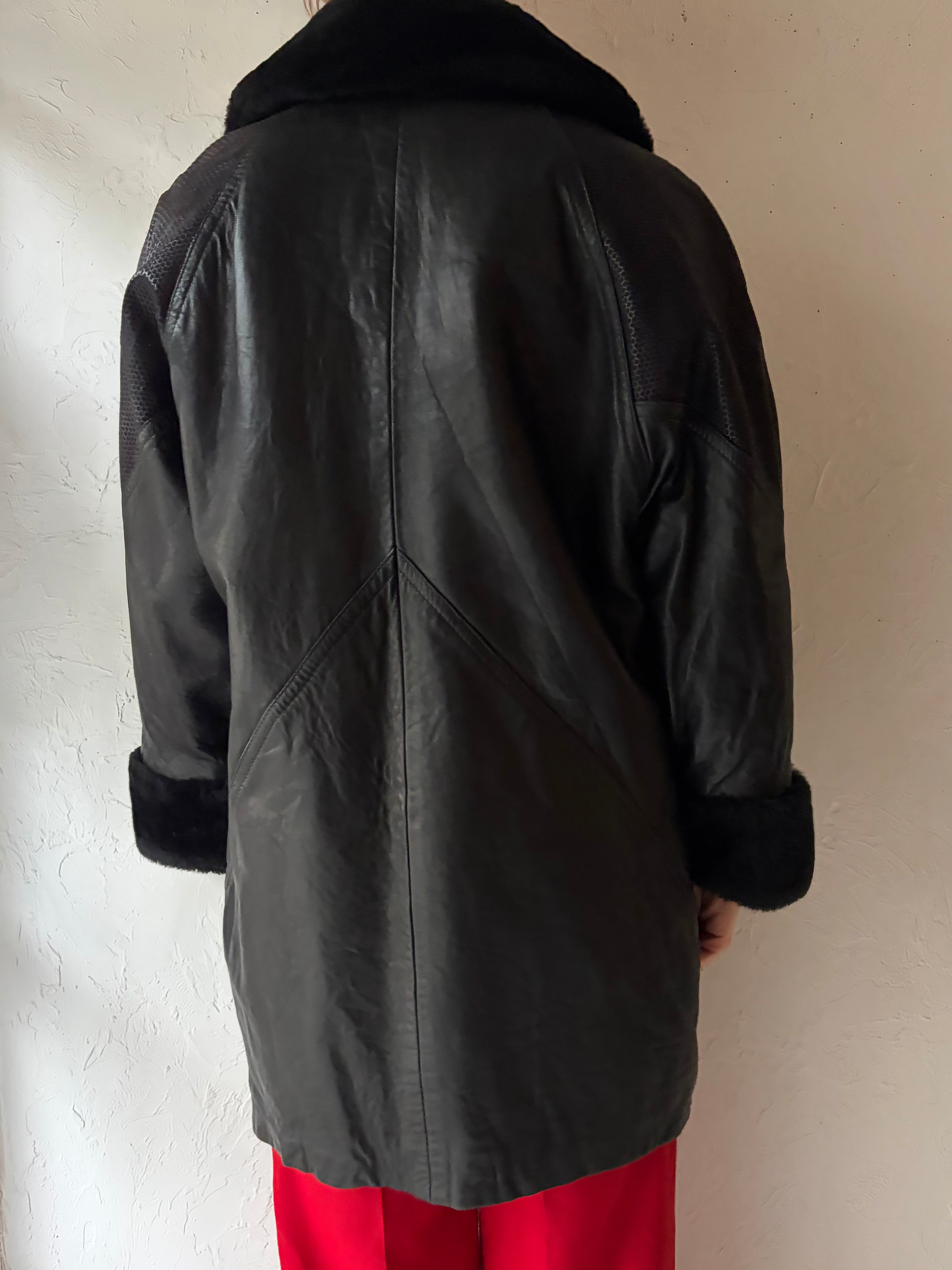 80s 'Danier' Black Leather Jacket / XSmall – Wildhoneygoods