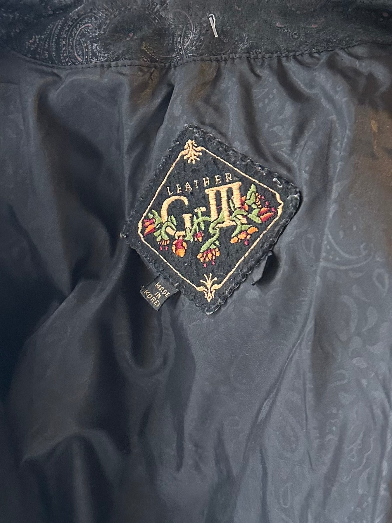 80s ‘G3’ Leather Cropped Jacket / Small