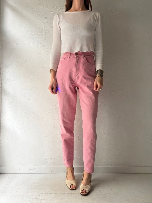 90s 'Lady Footlocker' Vintage Pink Mom Jeans / XS