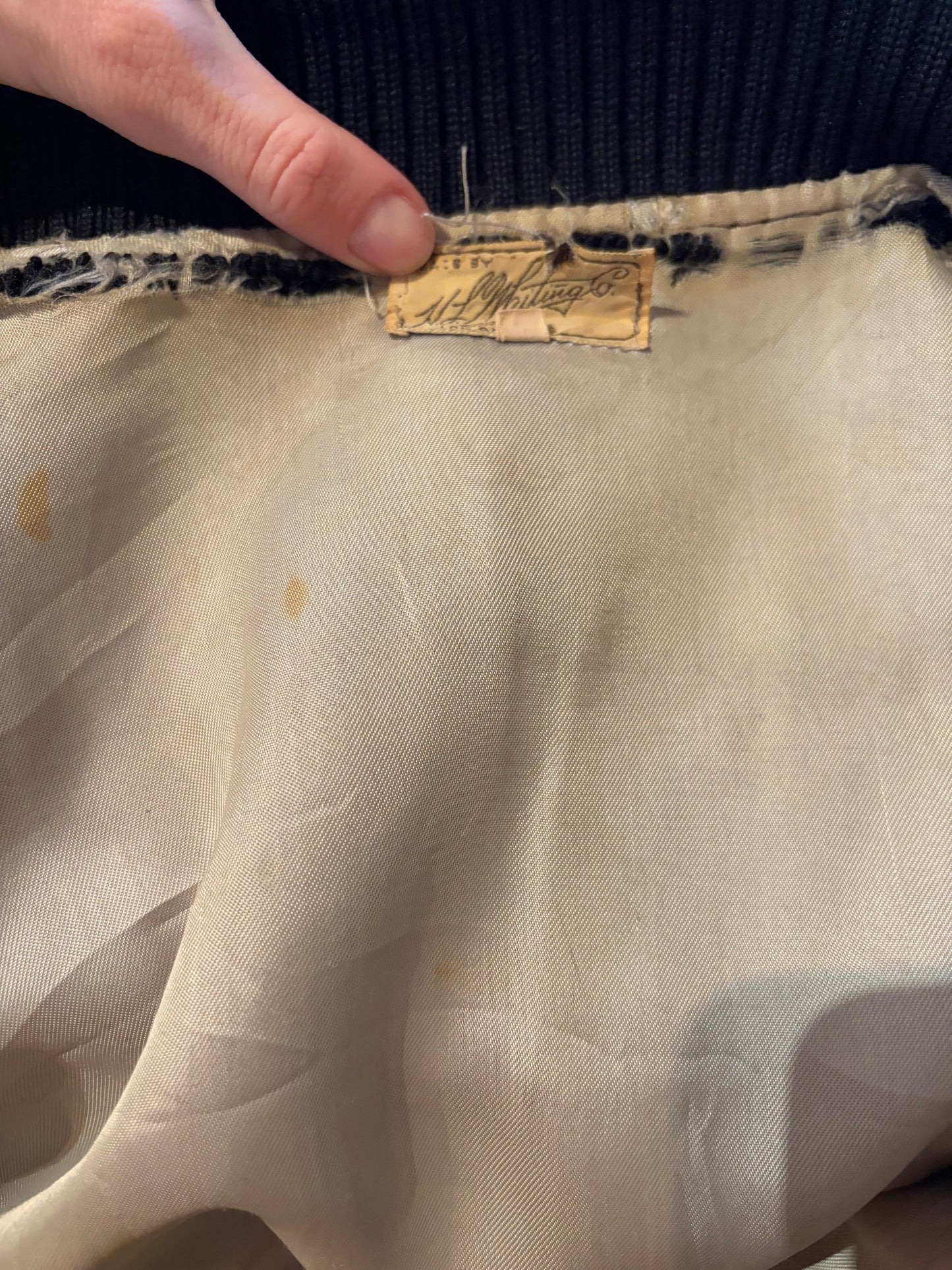 1950s California Collegiate Varsity Bomber Jacket / Medium