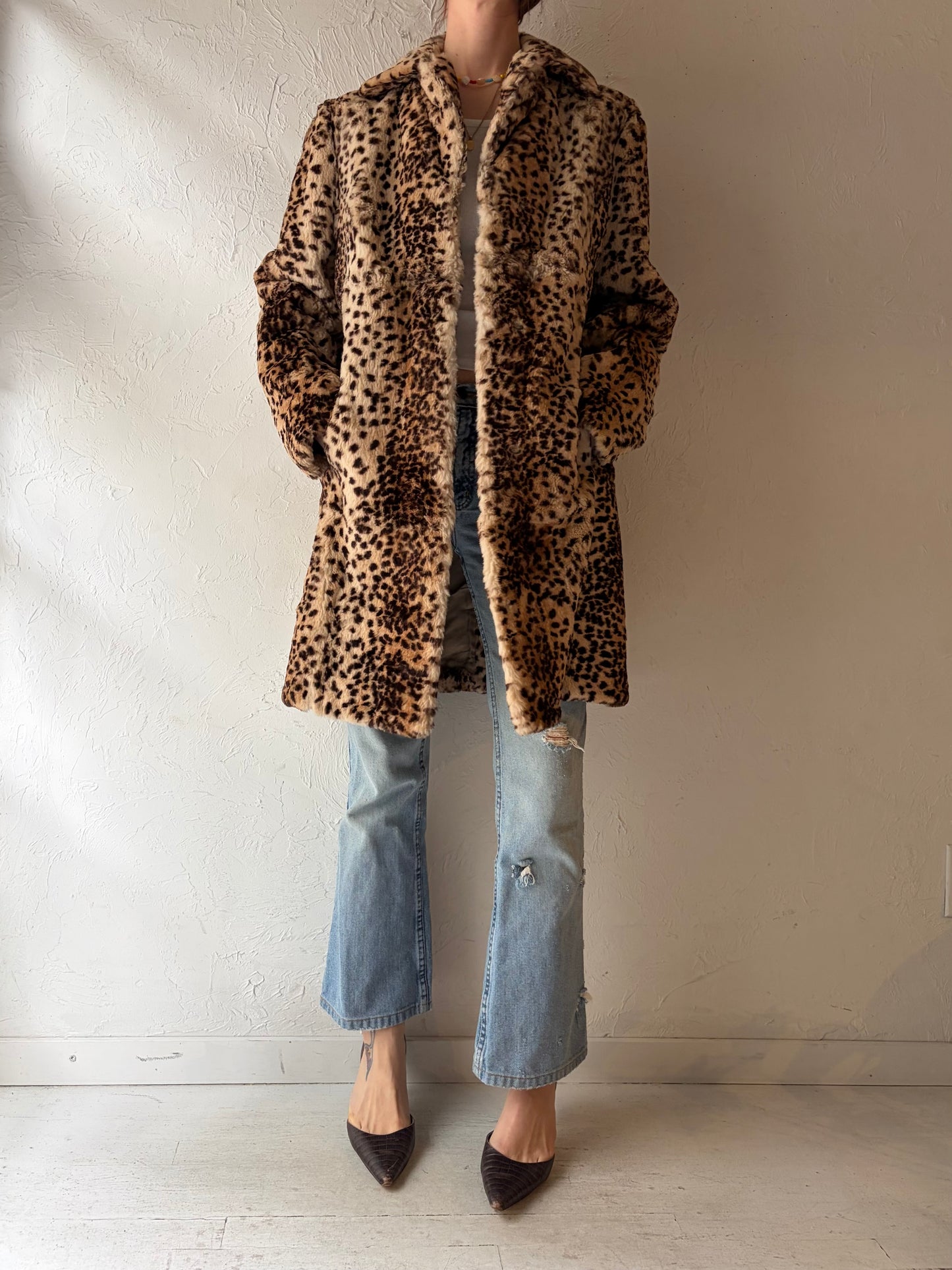 Y2K 'Marvin Richards' Fur Coat / Medium