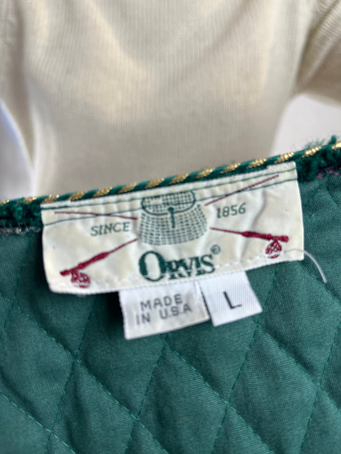 90s ‘Orvis’ Quilted Jacket / Large