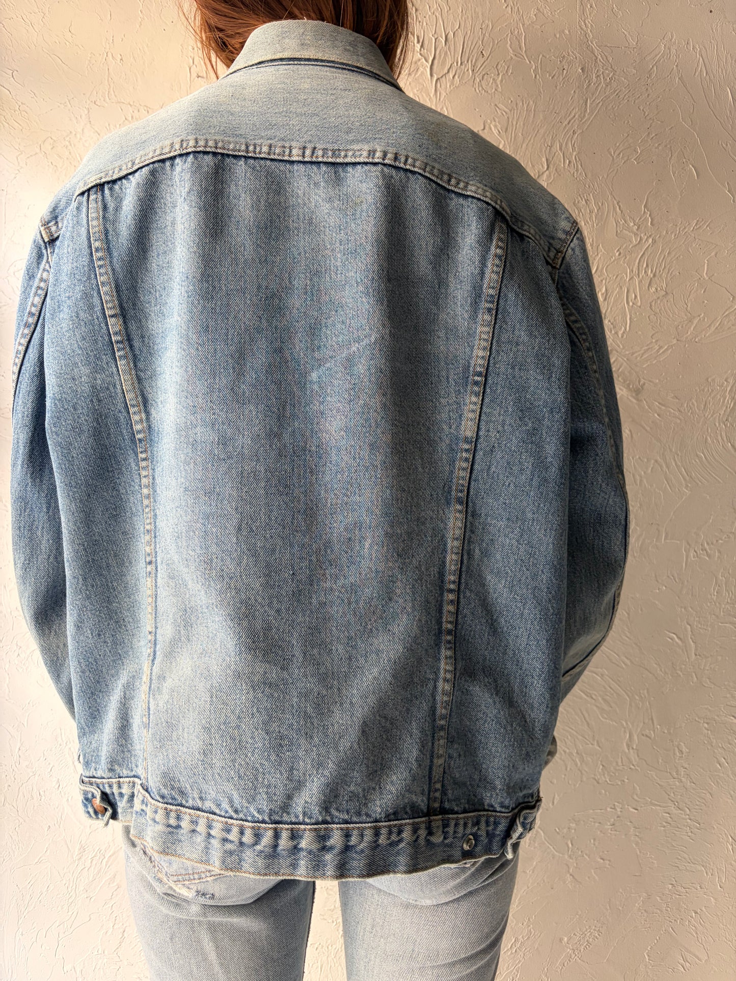 Vintage 'GWG' Snap Up Denim Jacket / Large