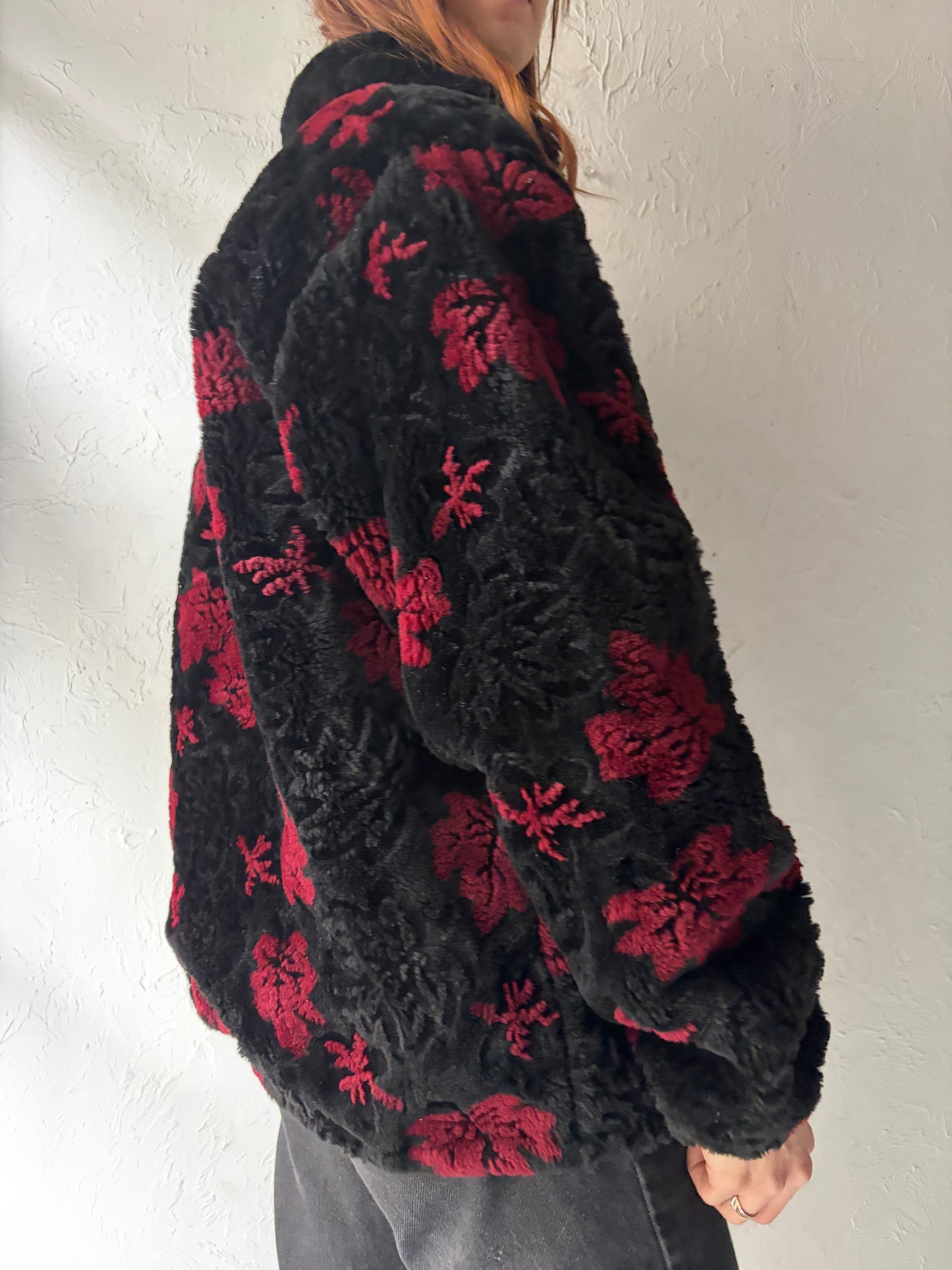 Y2k 'Nanuk' Fleece Bomber Jacket / Large