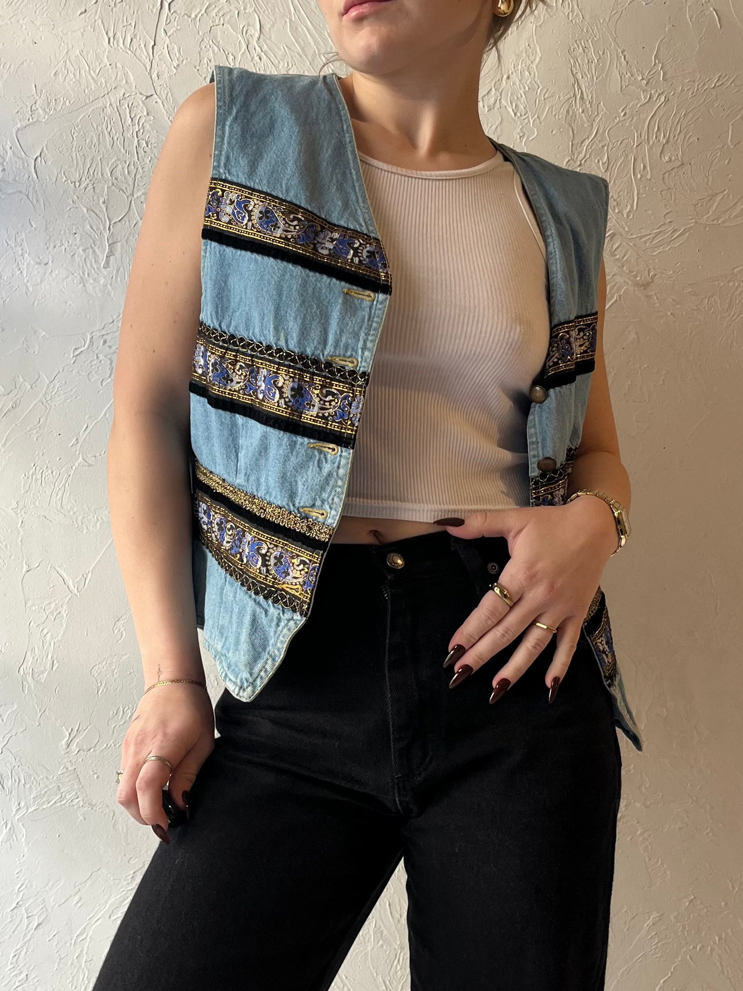 90s ‘Liz Wear’ Denim Vest