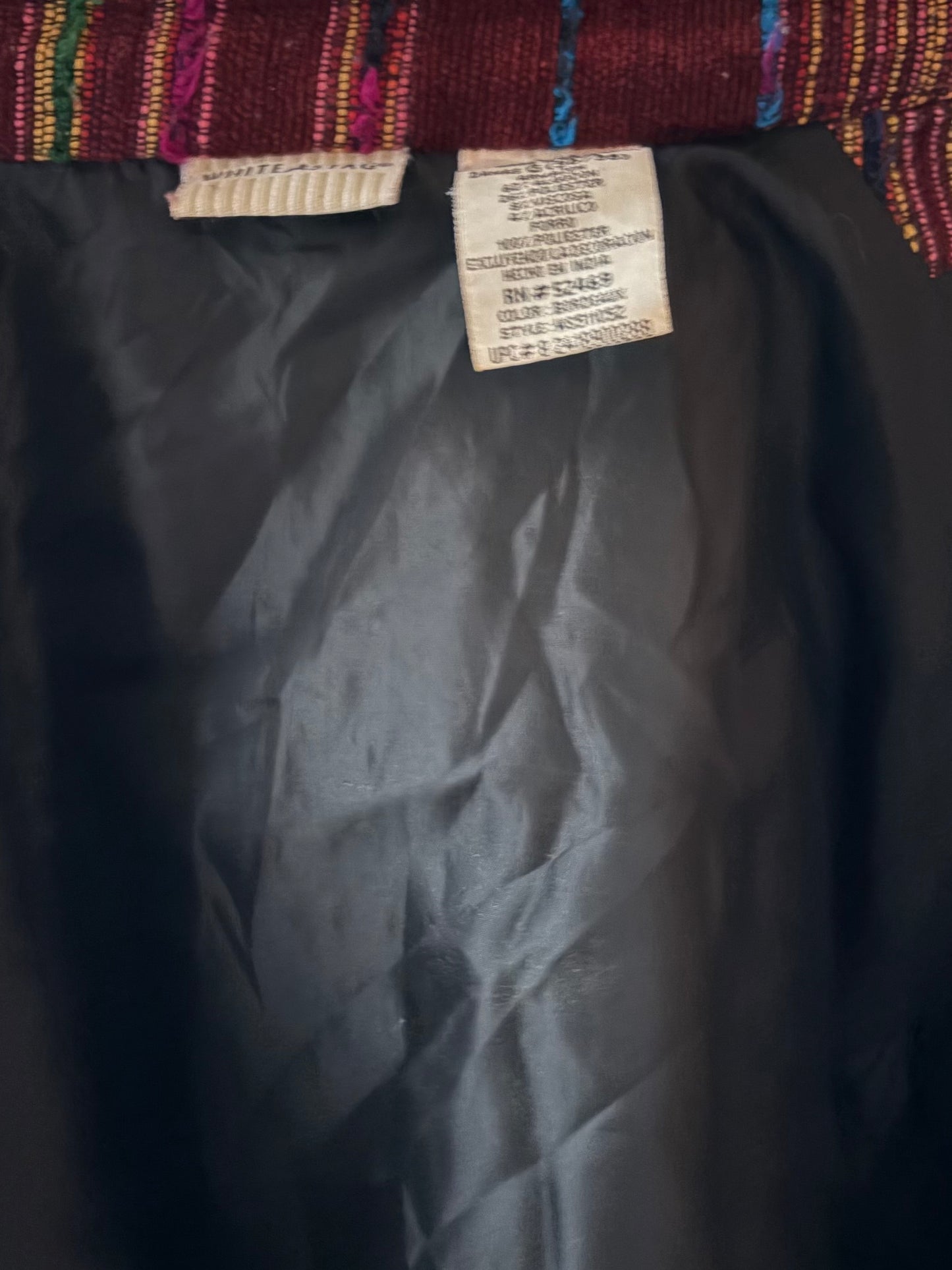 Y2k 'White Stag' Tapestry Jacket / Large