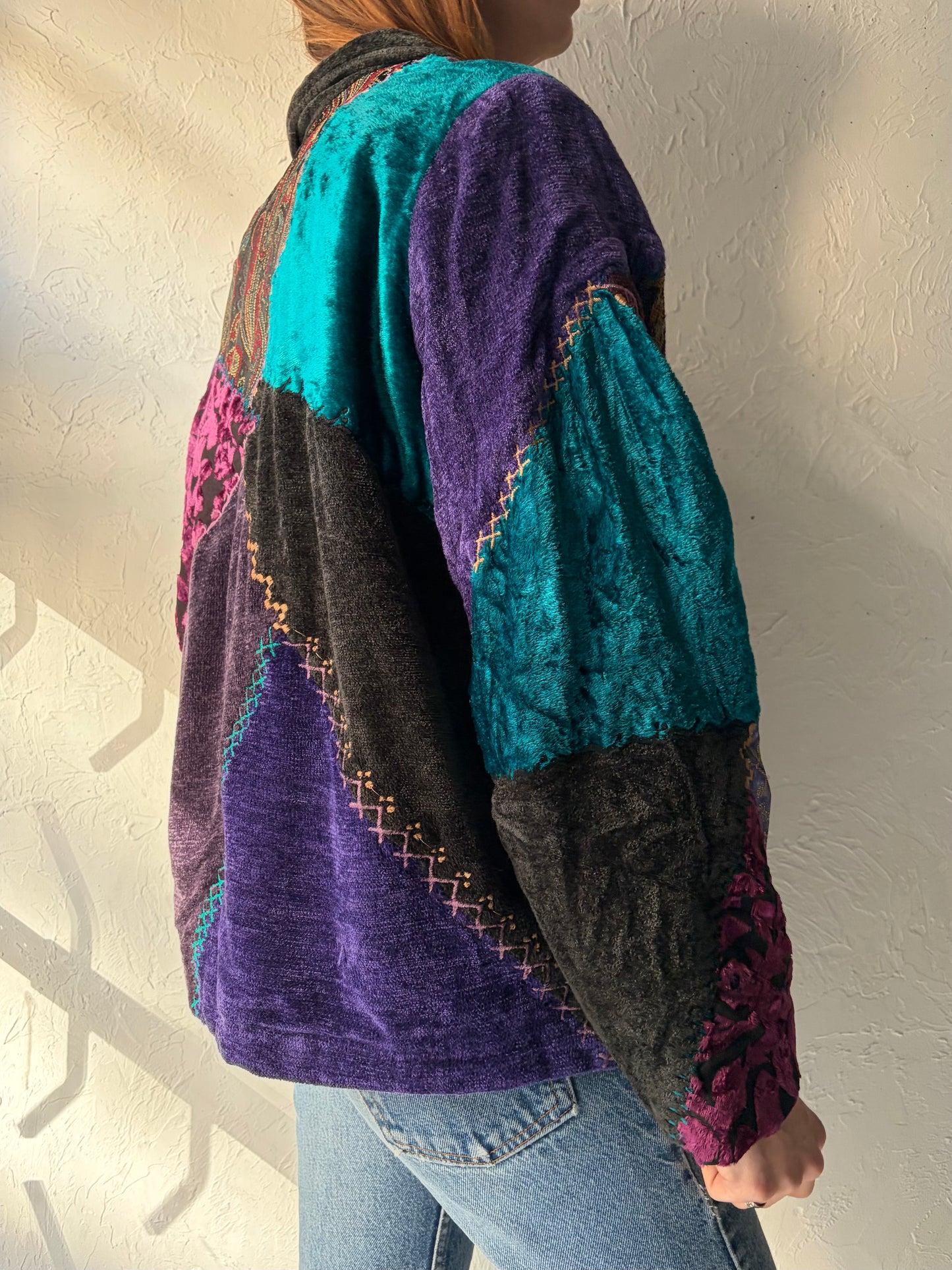 90s 'Tapestry Patch' Jacket / XL