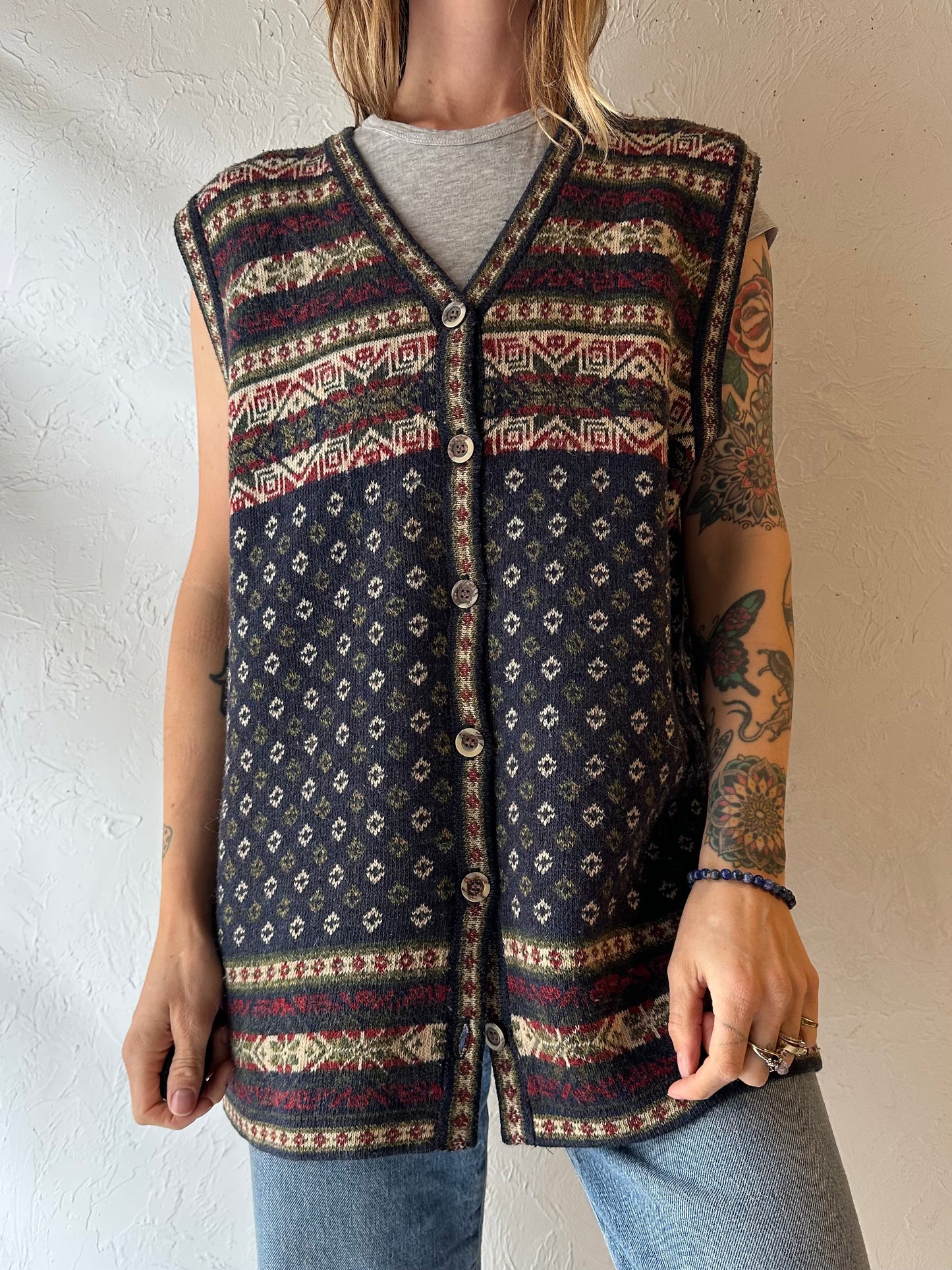 90s ‘Jessica’ Knit Vest / Medium