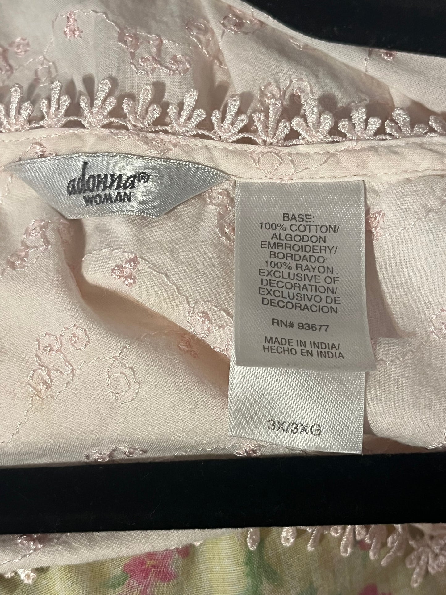 Y2k 'Adonna' Pink Romantic Night Dress / XL