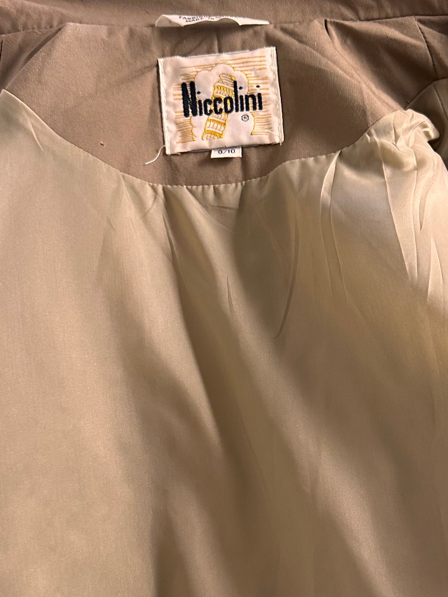90s 'Niccolini' Trench Coat / Medium