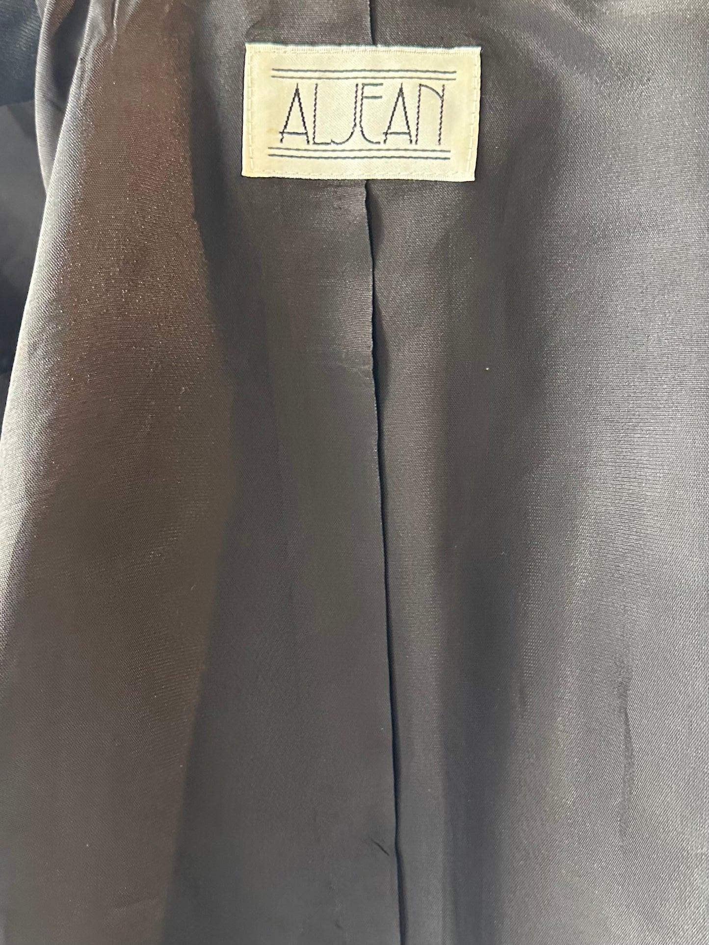 90s 'Al Jean' Black Wool Blazer Jacket / Medium