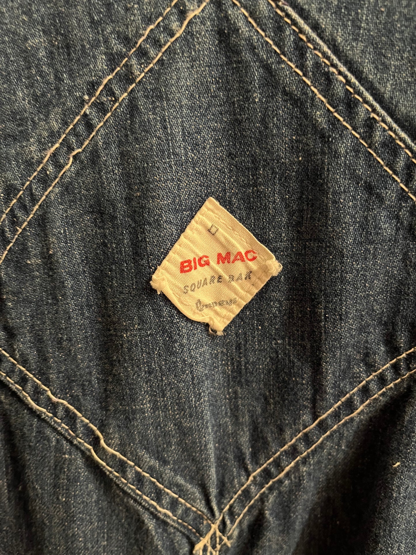Vintage 'Big Mac' Union Made Denim Work Wear Overalls / Small