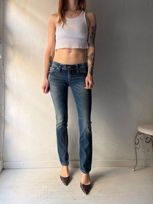 Y2k ‘Silver’ Low Rise Flair Jeans / Small