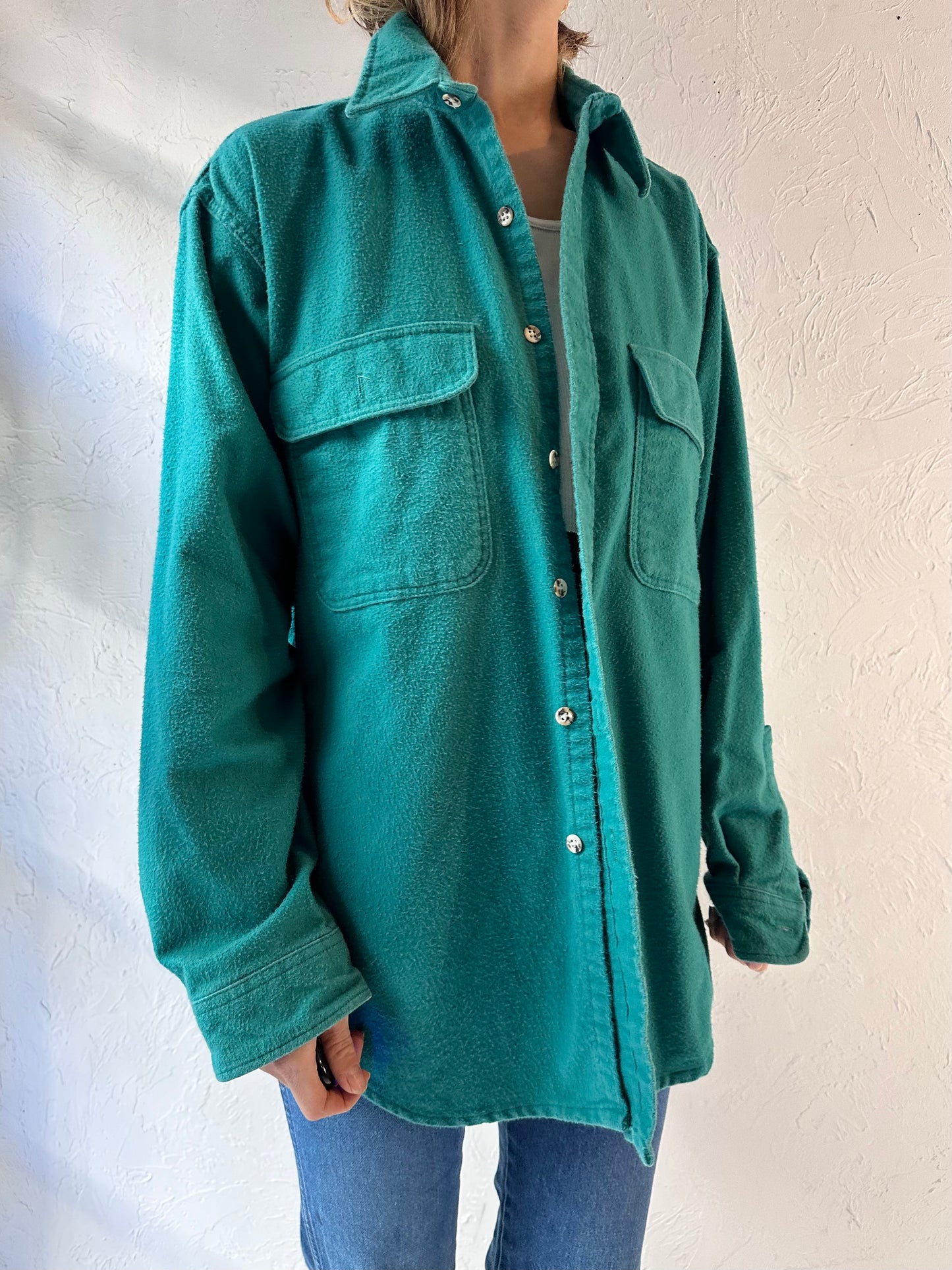 90s 'St. Johns Bay' Thick Cotton Oxford / Large