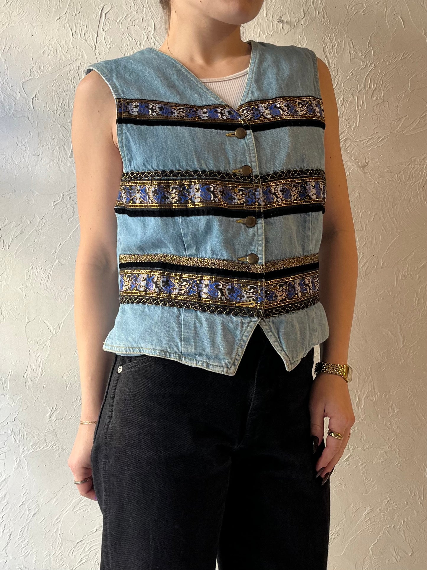 90s ‘Liz Wear’ Denim Vest